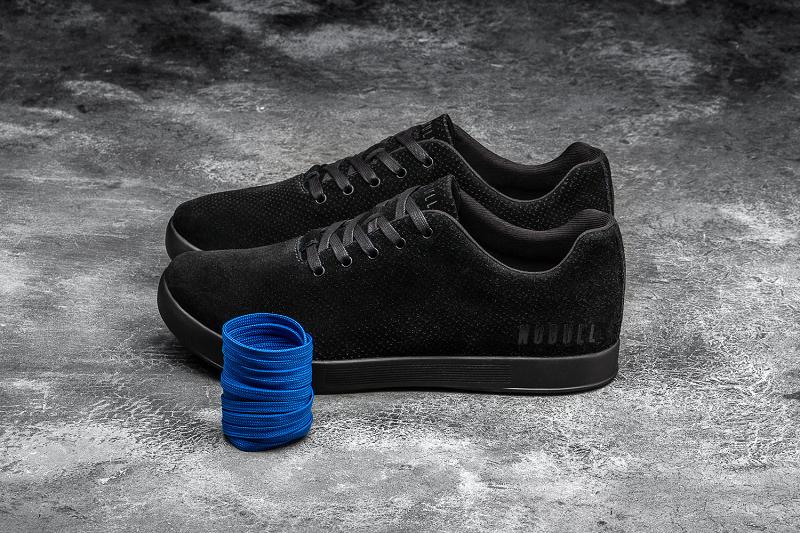 Men's Nobull Suede Trainers Black | SG I2304L